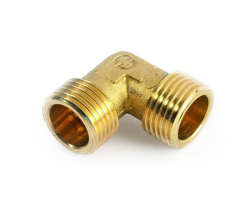 Žalvarinė alkūnė GENERAL FITTINGS, 3/4", išor/išor