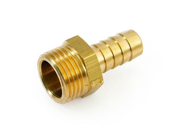 Žalvarinis žarnos antgalis GENERAL FITTINGS, 1/2"x 10 mm, išor. sr.