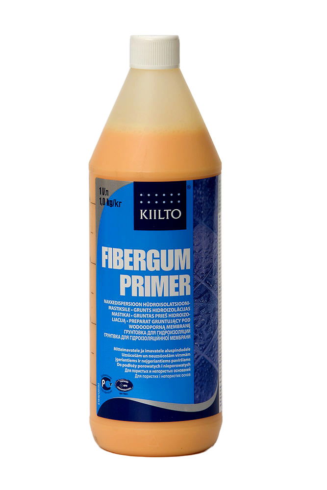 Hidroizoliacijos gruntas KIILTO FIBERGUM PRIMER, 1 l