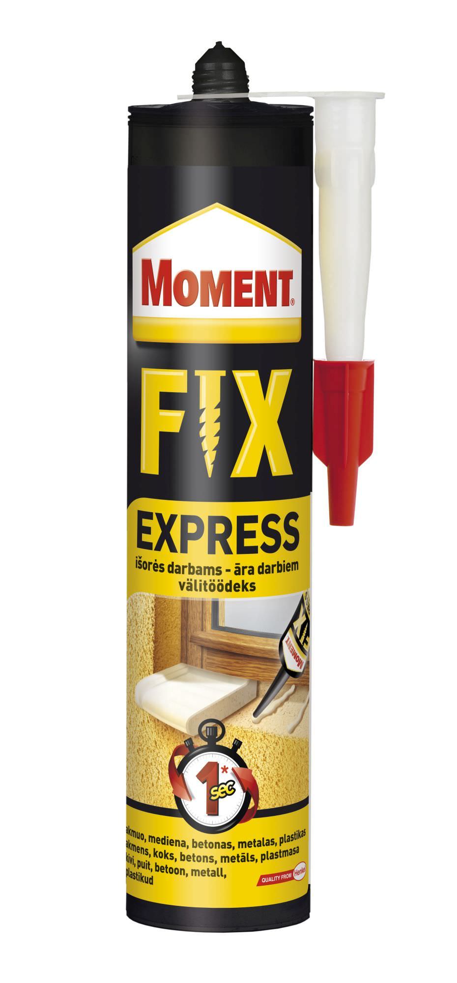 Montažiniai klijai MOMENT FIX EXPRESS, 375 g