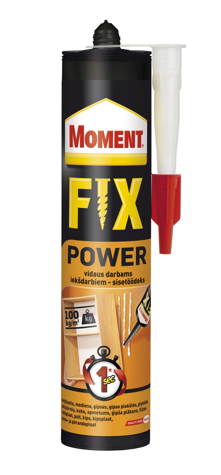 Montažiniai klijai MOMENT POWER FIX, 400 g