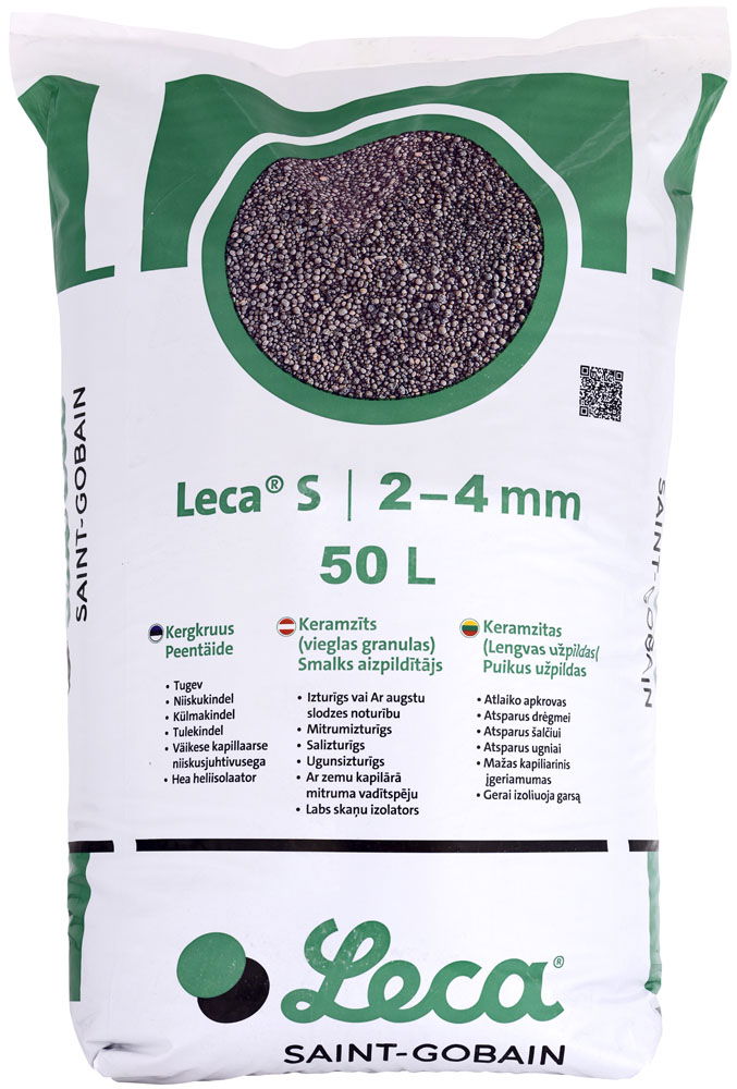 Keramzitas LECA, 2 - 4 mm, 50 L