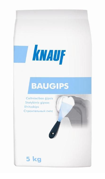 Statybinis gipsas KNAUF BAUGIPS, 5 kg