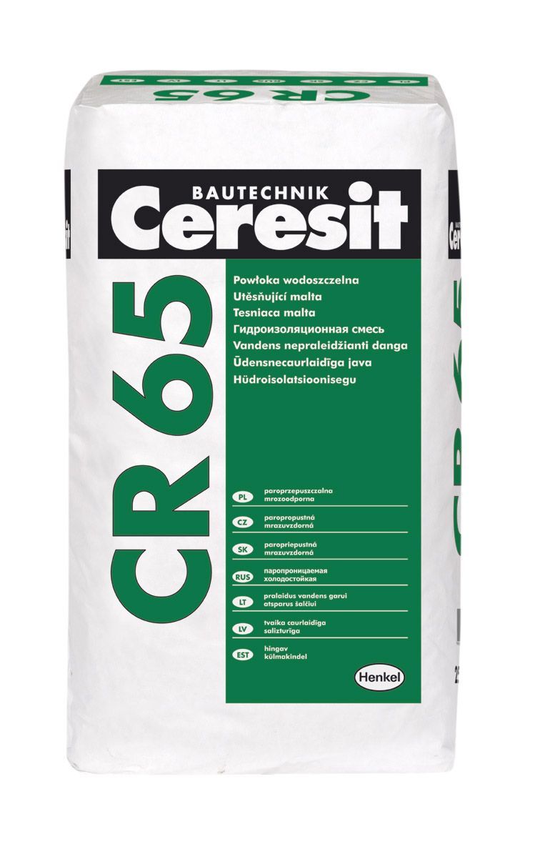 Hidroizoliacinis mišinys CERESIT CR65, 25 kg