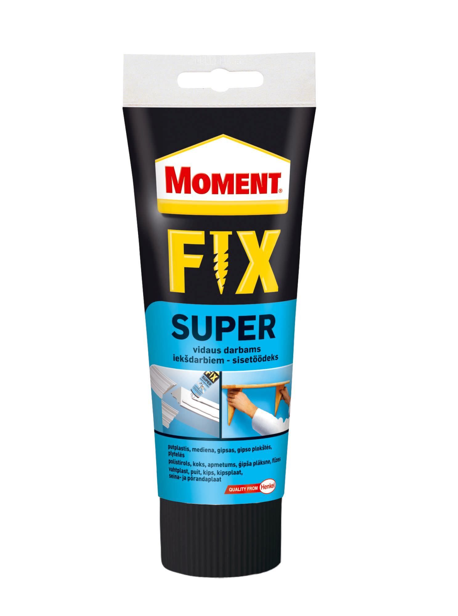 Montažiniai klijai MOMENT SUPER FIX, 250 ml