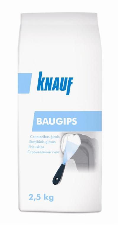 Statybinis gipsas KNAUF BAUGIPS, 2,5 kg