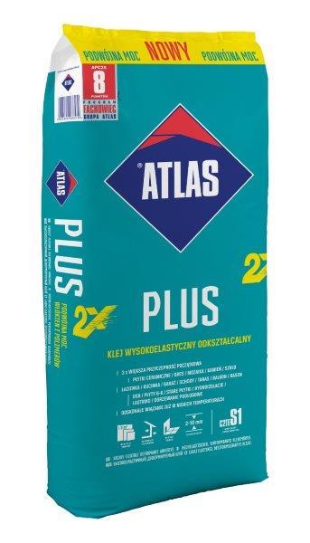 Plytelių klijai ATLAS PLUS, elastingi, 25 kg