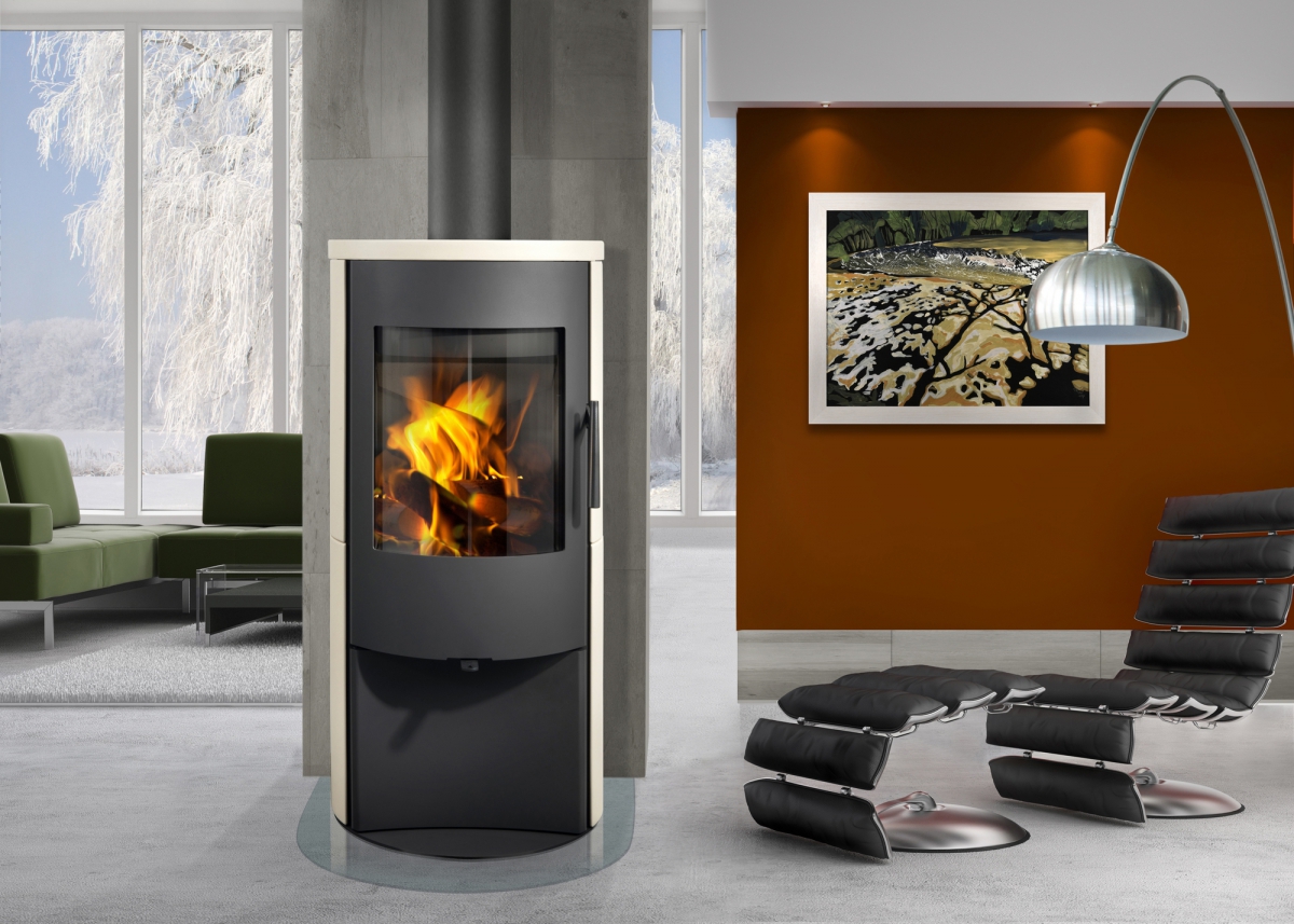 Krosnelė Romotop Alpera 01, plieninė su pilna keramikos 92360 apdaila