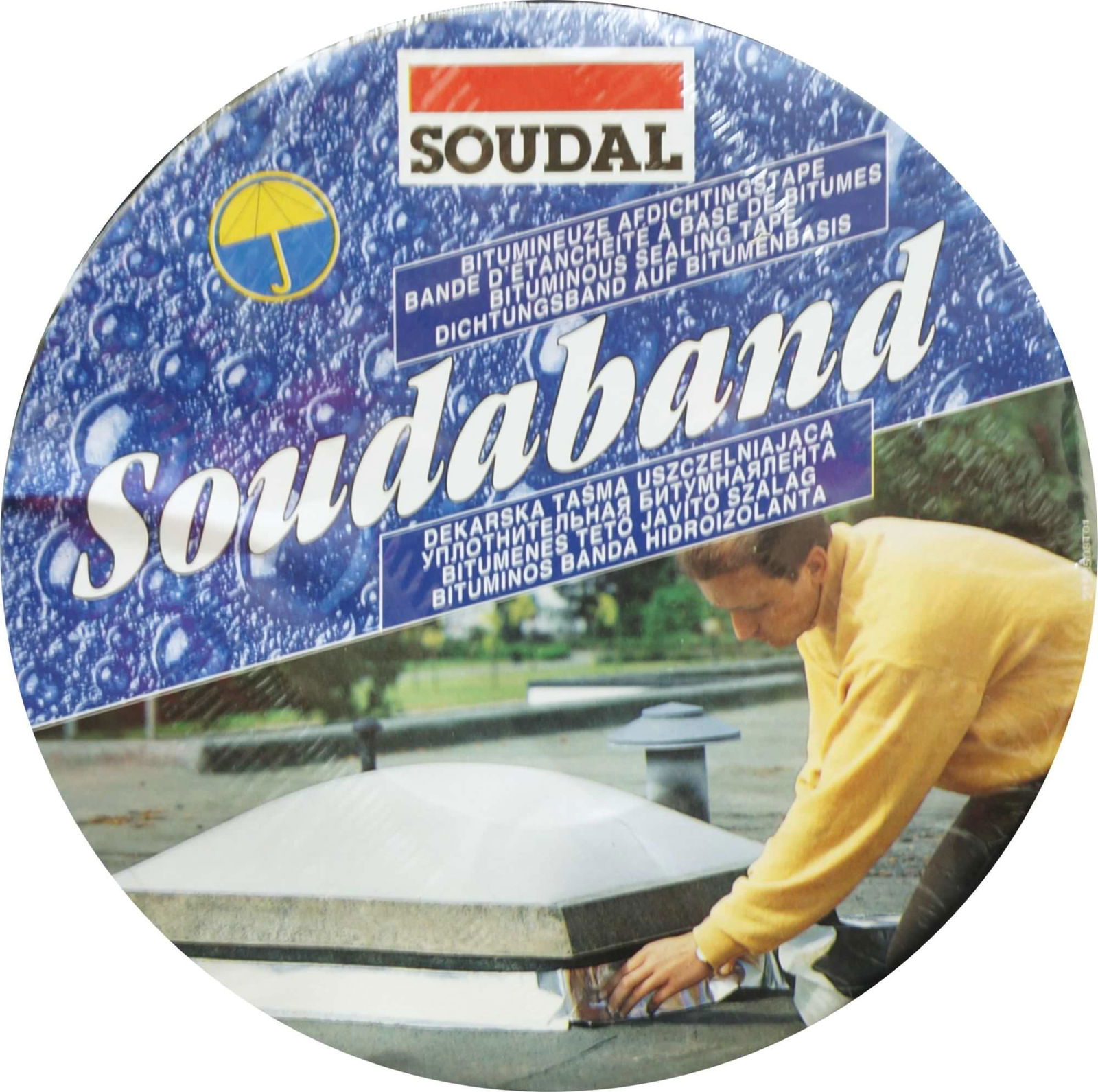 Bituminė aliuminio sandarinimo juosta SOUDAL SOUDABAND, 10 cm x 10 m