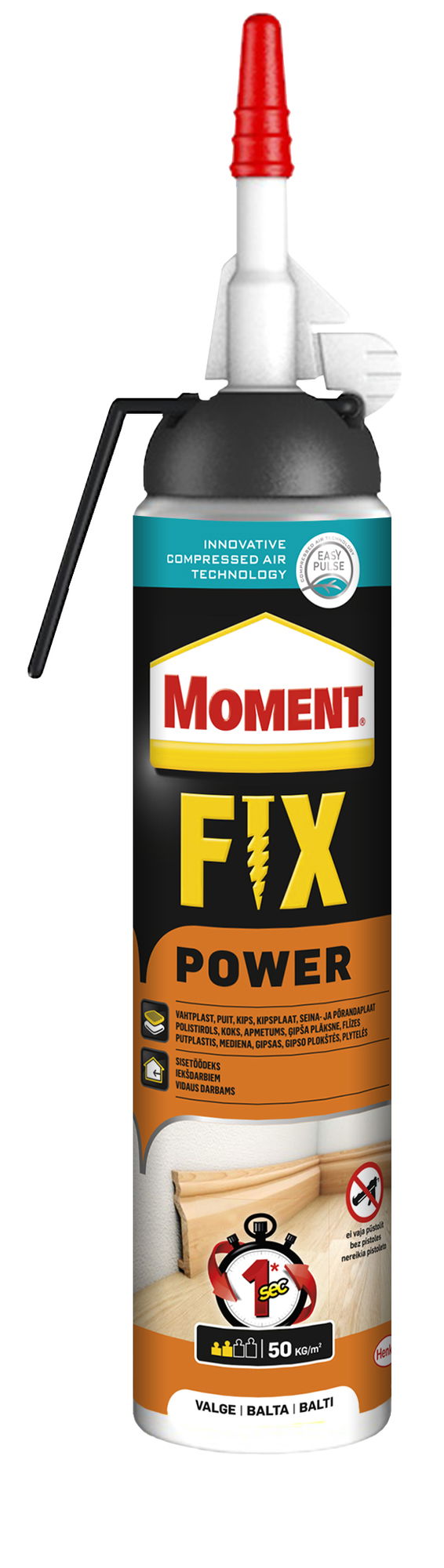 Montažiniai klijai MOMENT POWER FIX SPRAY PL500, 260 g