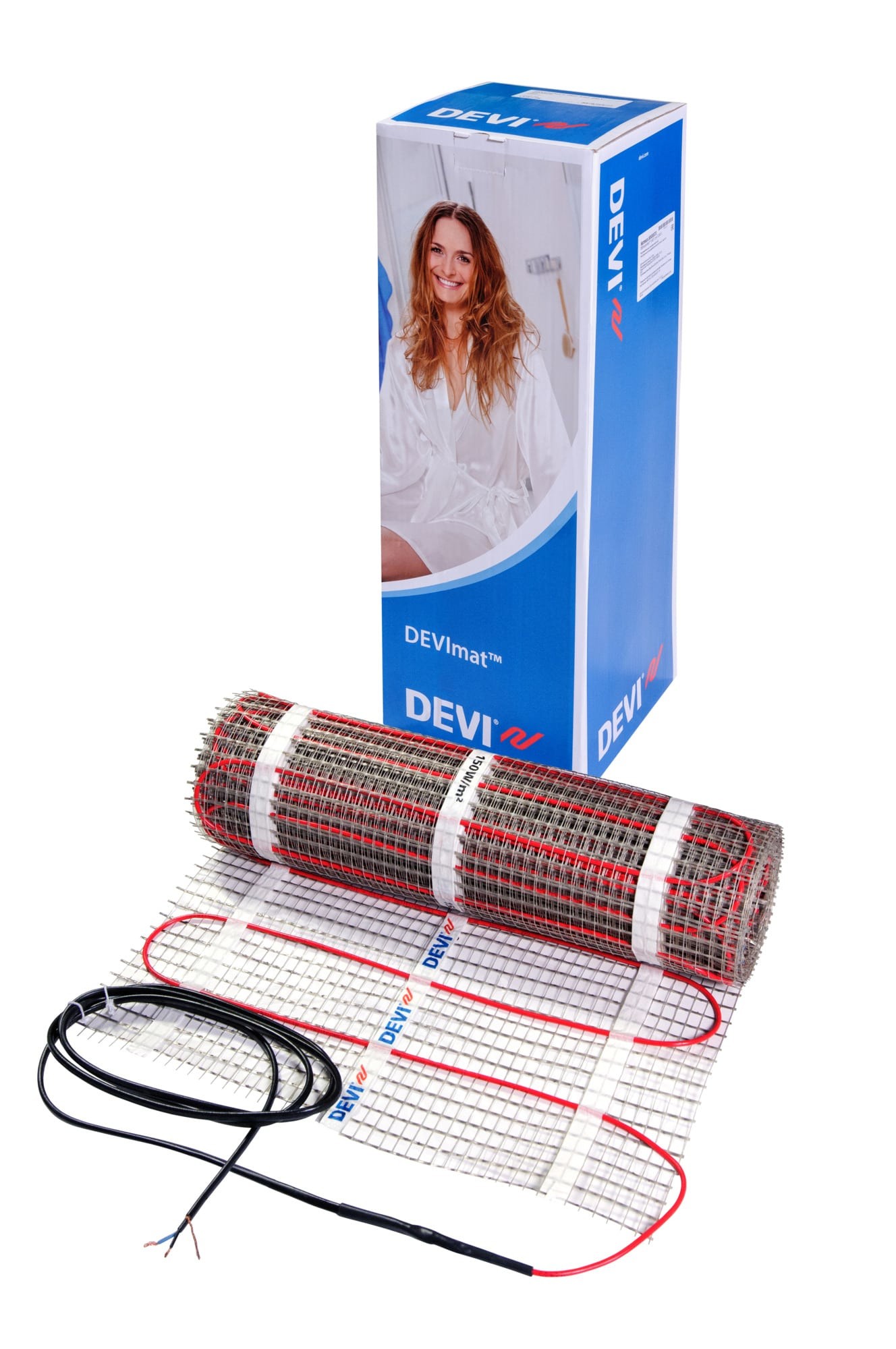 Elektrinio šildymo kilimėlis Devi, DEVIcomfort DTIR-150, 0.5x3 m (1.5 m2) 225W