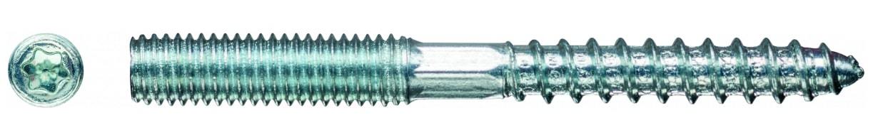 Smeigės dvipusiu sriegiu WD, 10 x 100 mm, 4 vnt.