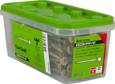Medsraigčiai ESSVE ESSDRIVE Corrseal, 5,0 x 50 mm, skirti lauko darbams, 200 vnt.