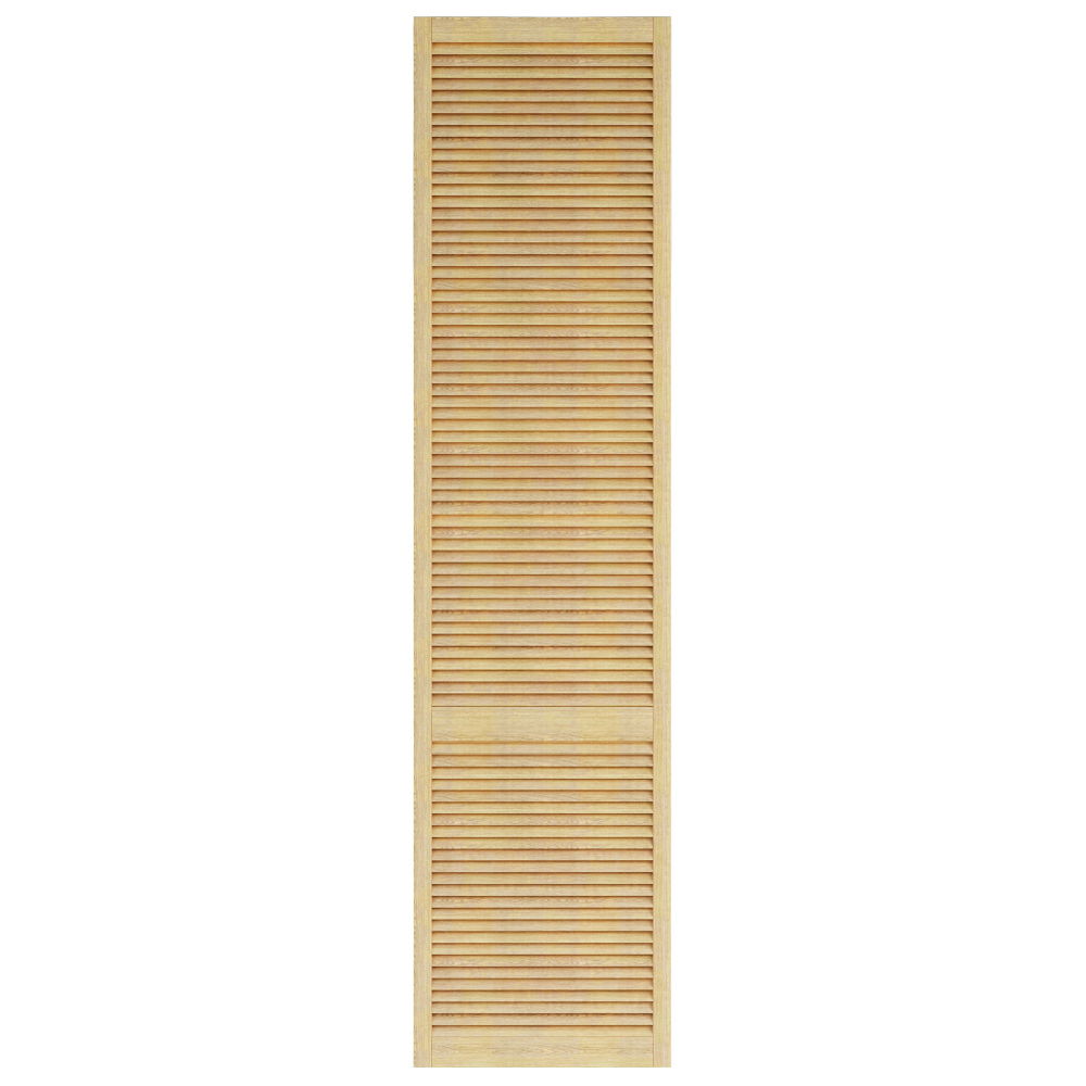 Baldinės durelės, žaliuzinės, pušis, 21 x 594 x 2422 mm