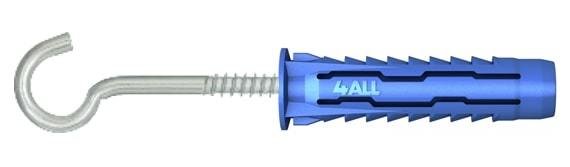 Universalūs nailoniniai kaiščiai 4ALL, 5,0 x 25 mm, 26 vnt.