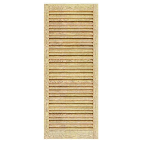 Baldinės durelės, žaliuzinės, pušis, 21 x 494 x 993 mm