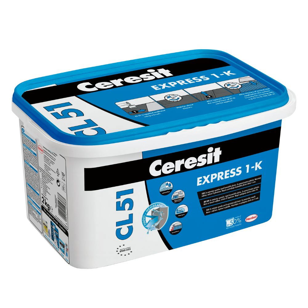 Hidroizoliacinė mastika CERESIT CL 51, 2 kg