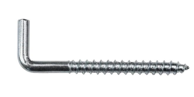 Įsukamas kablys į medį KOELNER, 6 x 50 mm, 4 vnt.