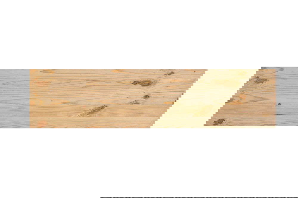 Laiptų pakopa, pušis, vientisa, su šakom 900 x 215 x 18 mm