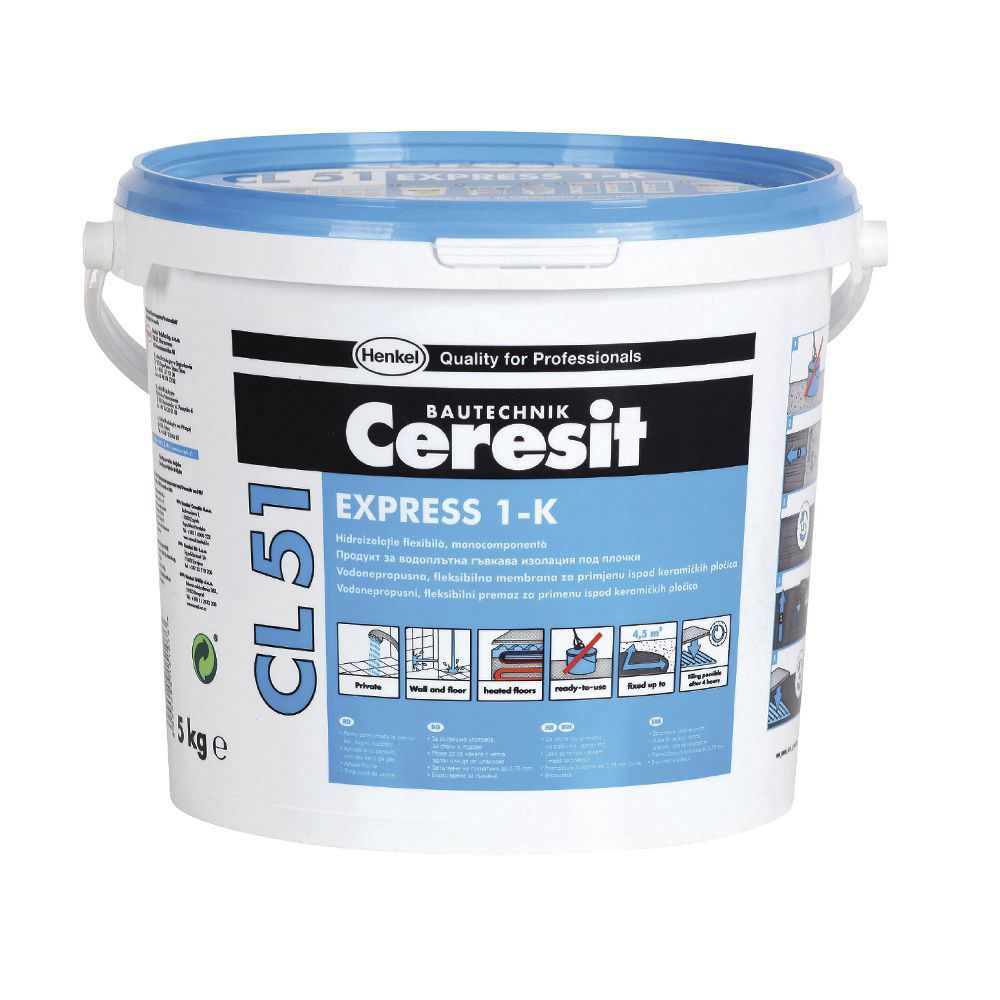 Hidroizoliacinė mastika CERESIT CL 51, 15 kg