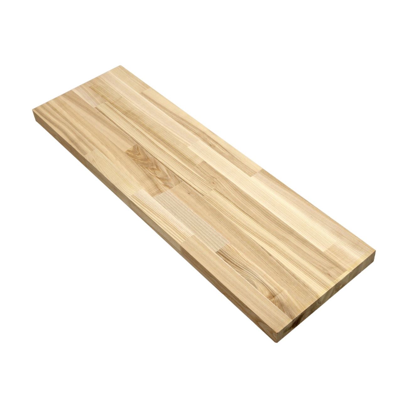 Laiptų pakopa, uosis, dygiuota, 40 x 300 x 1200 mm