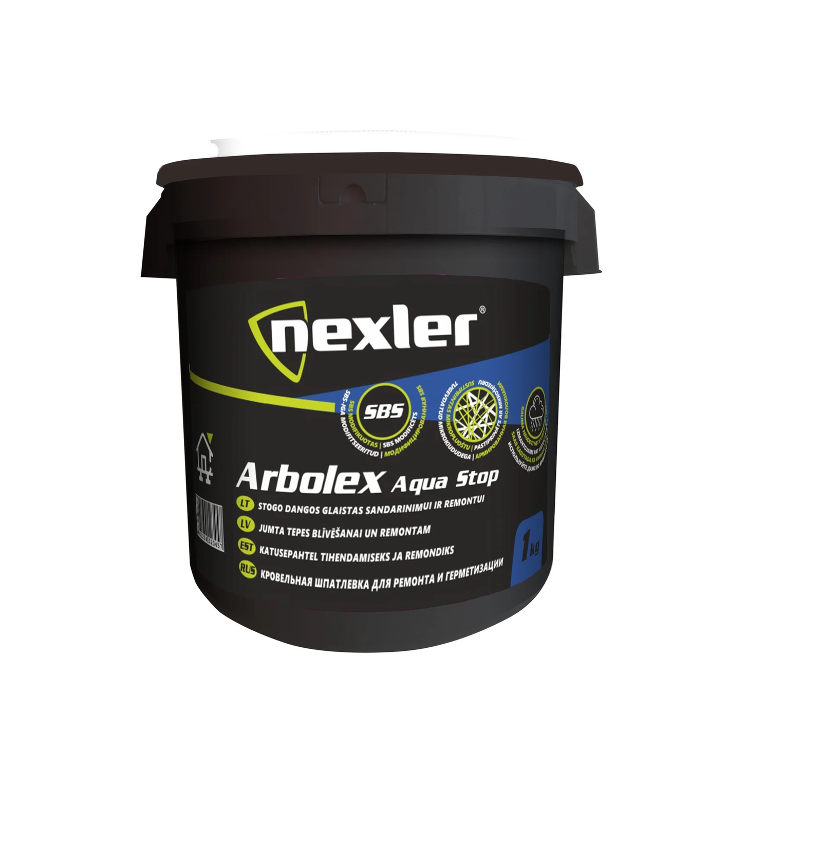 Bituminė mastika Izolex Arbolex Aqua Stop, 1 kg