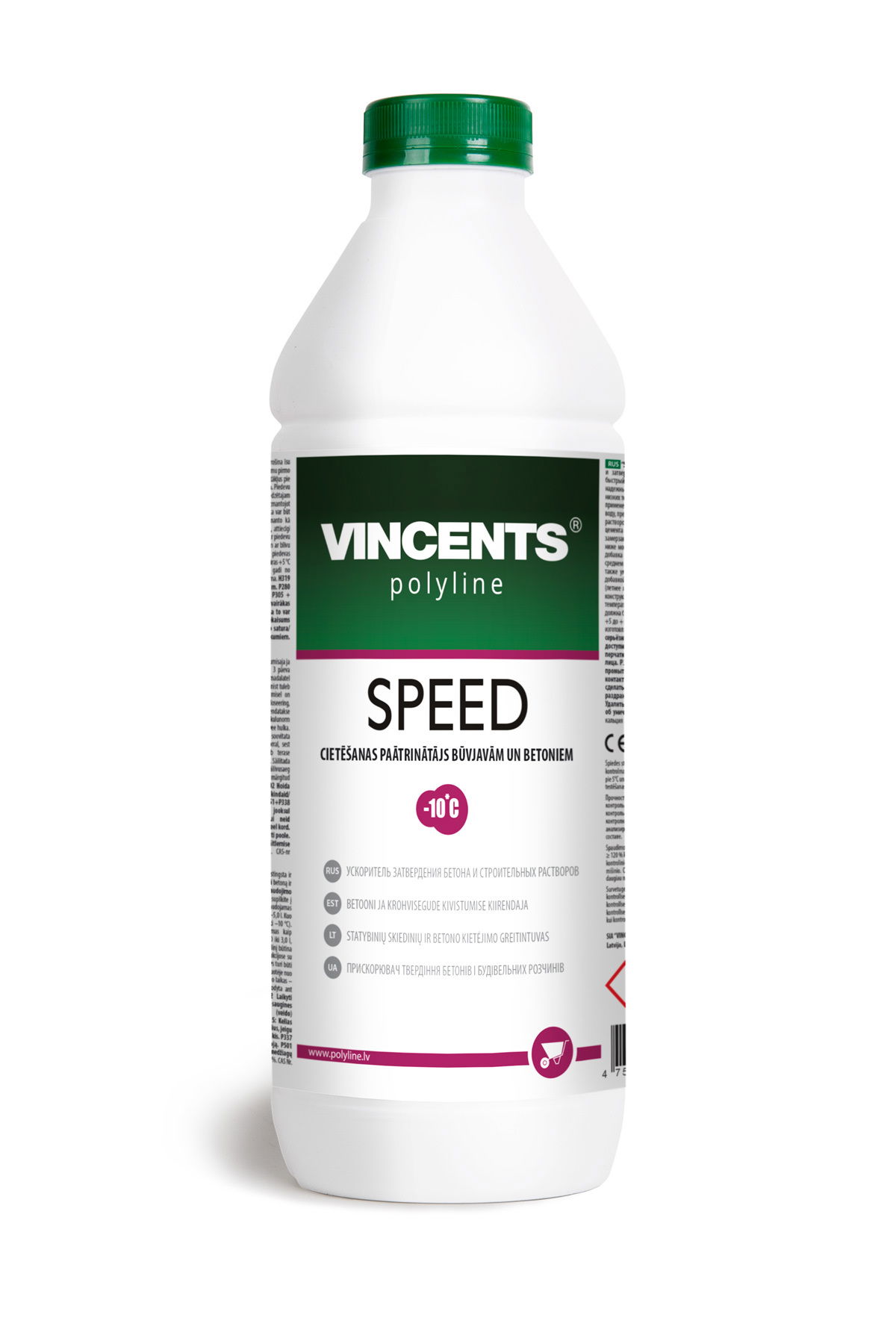 Betono stingimo greitiklis VINCENTS SPEED, 1 l