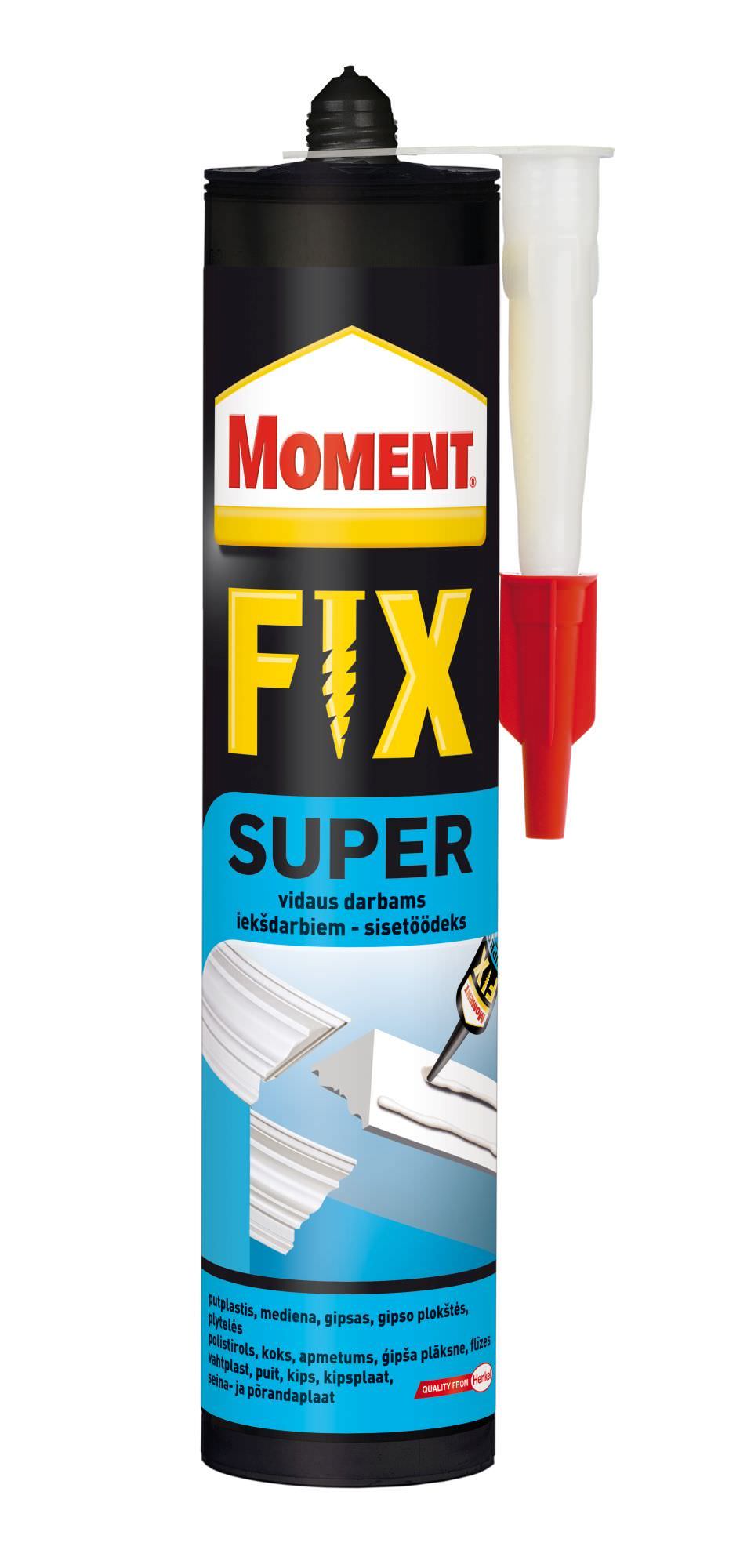 Montažiniai klijai MOMENT SUPER FIX, 400 g