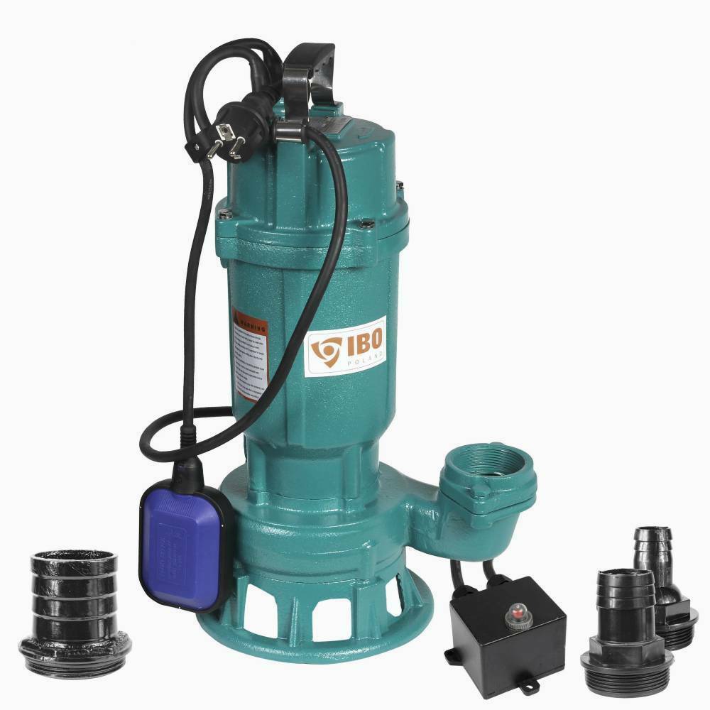 Fekalinis siurblys su smulkintuvu IBO Furiatka 1500, 18 m-400l/min-1500 W