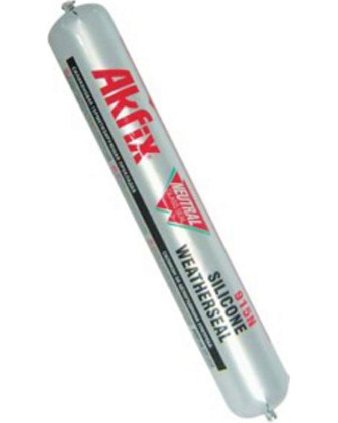 Atsparus oro sąlygoms silikonas AKFIX 915N, juodos sp., 600 ml