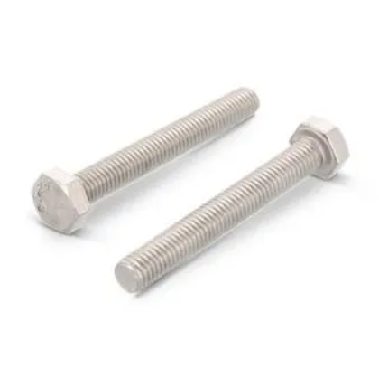 Varžtai DIN933 M10 x 25 mm, 5 vnt., nerūdijantis plienas, A2