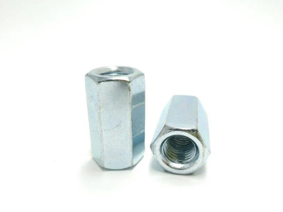 Prailgintos veržlės DIN 6334-M10, 6 vnt., cinkuotos