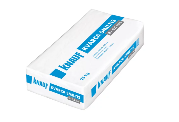 Kvarcinis smėlis KNAUF 0-0,5 mm, 25 kg