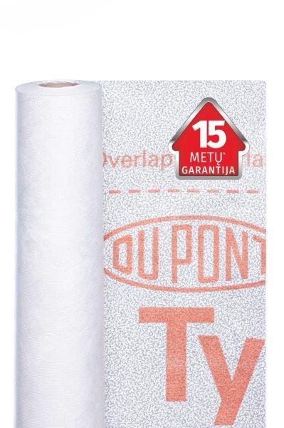 Difuzinė plėvelė TYVEK SOFT, 60 g/m2, 1,5 x 50 m