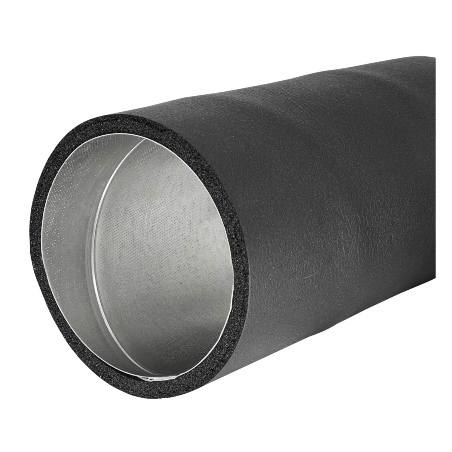 Izoliuotas cinkuotos skardos ortakis IF09-SD125-1, DN125, 1 m