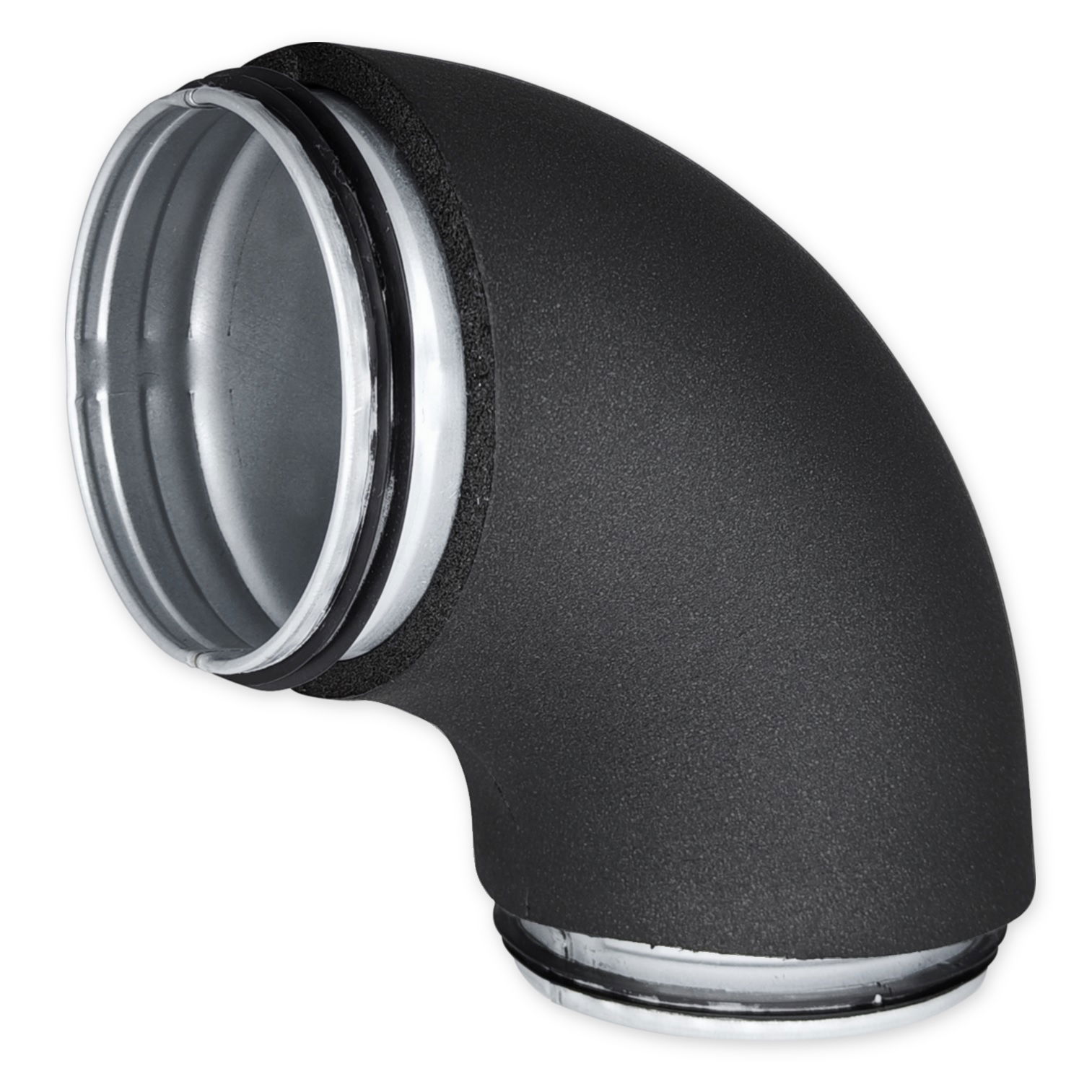 Izoliuota ortakio alkūnė su tarpinėmis IF09-BFS90-125, DN125, 90°