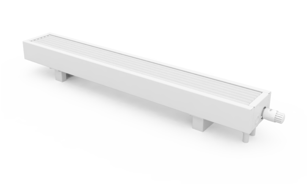 Pastatomas konvektorius SC 280x25x8 (aukštis 14,5 cm su kojele)