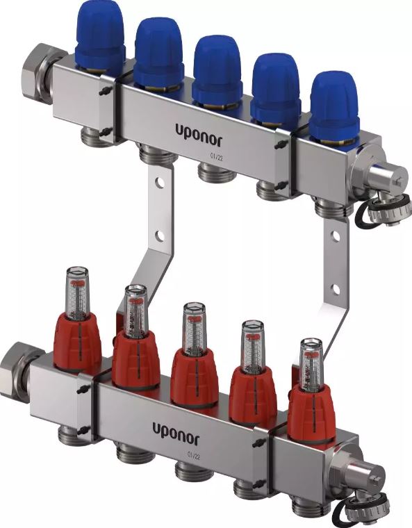 Uponor Vario C reguliuojamas kolektorius FM 9x3/4 Euro