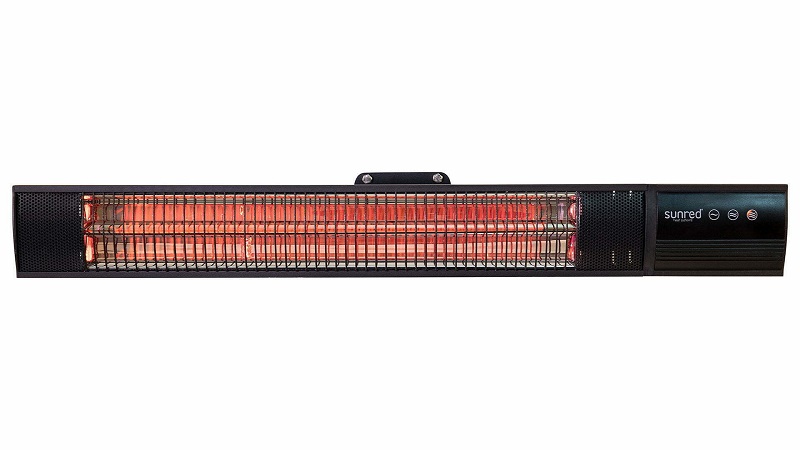 Sunred infraraudonųjų spindulių šildytuvas sieninis 1500 W. "Dark" linijos.