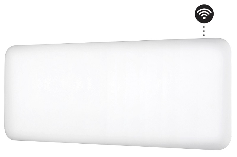 Plieninis panelinis šildytuvas Mill Invisible su WIFI, 2000W, baltas