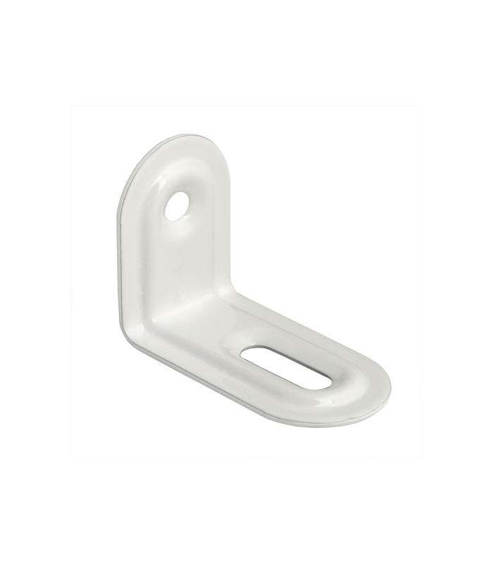 Montavimo kampas, 40x28x22x1,0mm, baltas