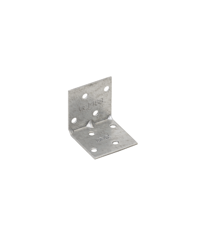 Montavimo kampas, 40x40x40x1,5mm, sustiprintas, cinkuotas