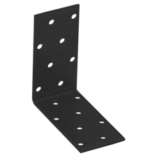 Montavimo kampas, 80x80x40x2mm, juodas