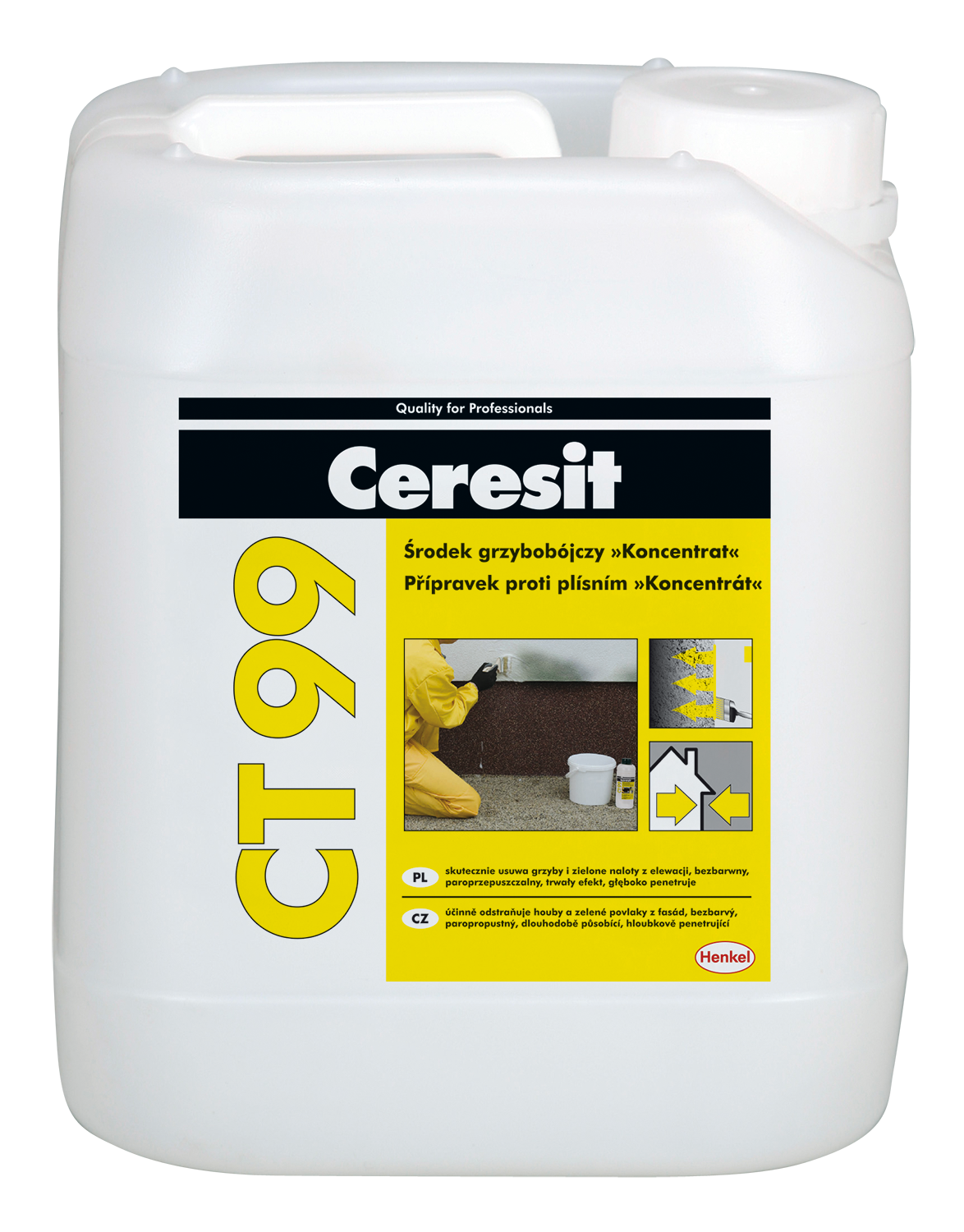 Priemonė Ceresit CT99 priešpelėsinė, 10ltr, koncentratas