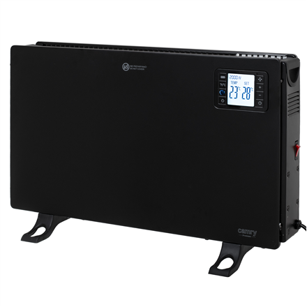 Camry CR 7739 Convection fan heater with remote control, LCD display, Black|CR 7739b