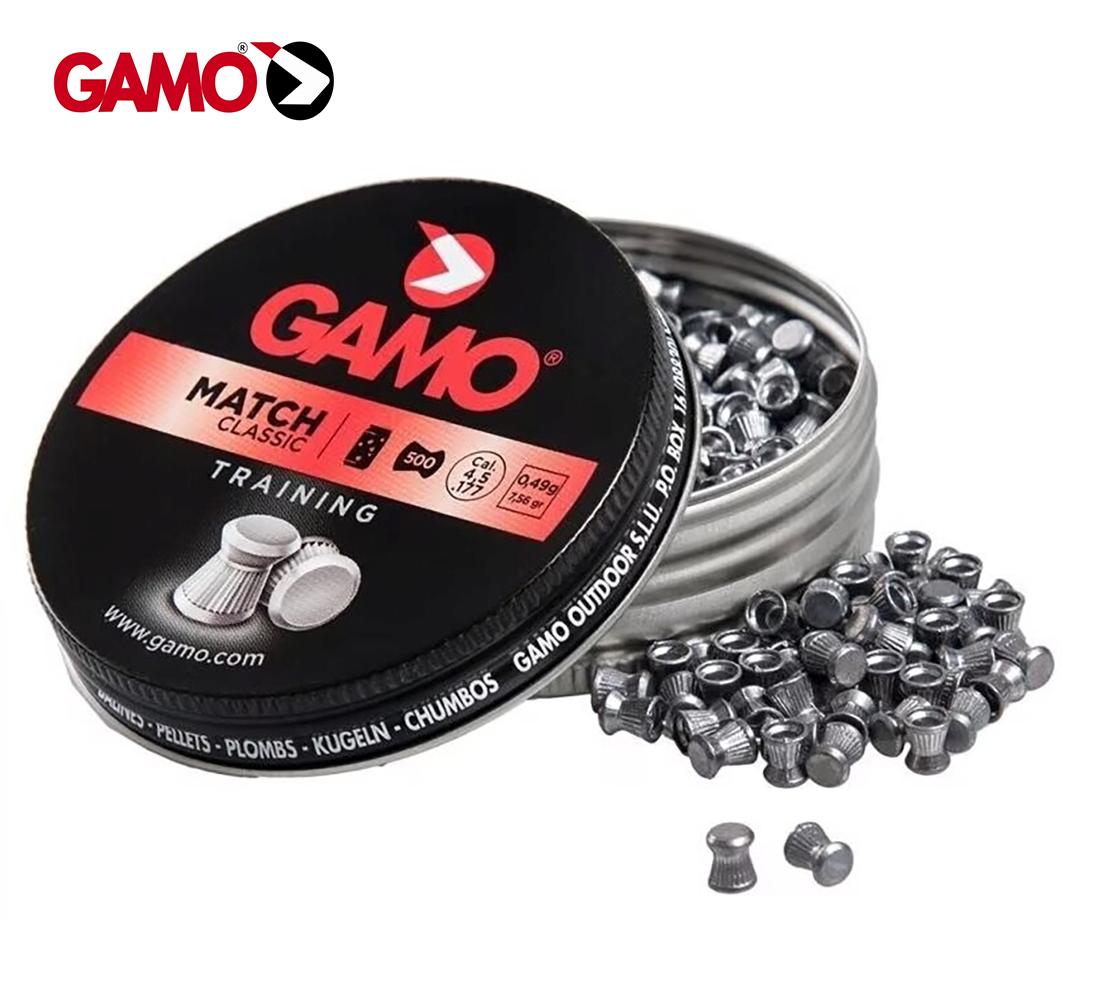 Gamo Match Classic pneumatiniai šoviniai 4,5mm, 500 vnt TLT išsiuntimas 2-4 d.