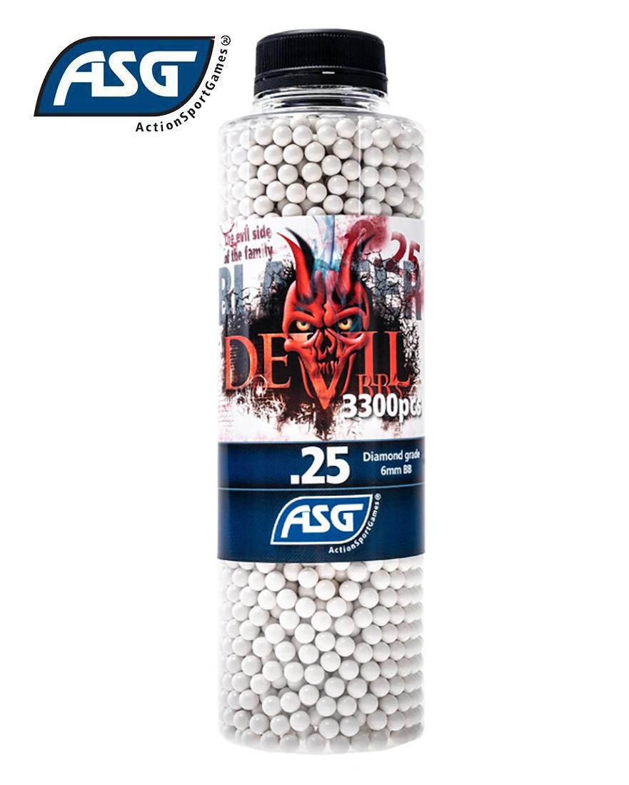 Airsoft kamuoliukai ASG Blaster Devil BBs 0,25 g 3300 vnt MLP išsiuntimas 9 d.