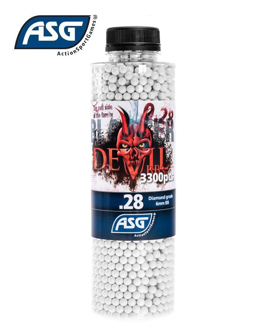 Airsoft kamuoliukai ASG Blaster Devil BBs 0,28 g 3300 vnt MLP išsiuntimas 9 d.