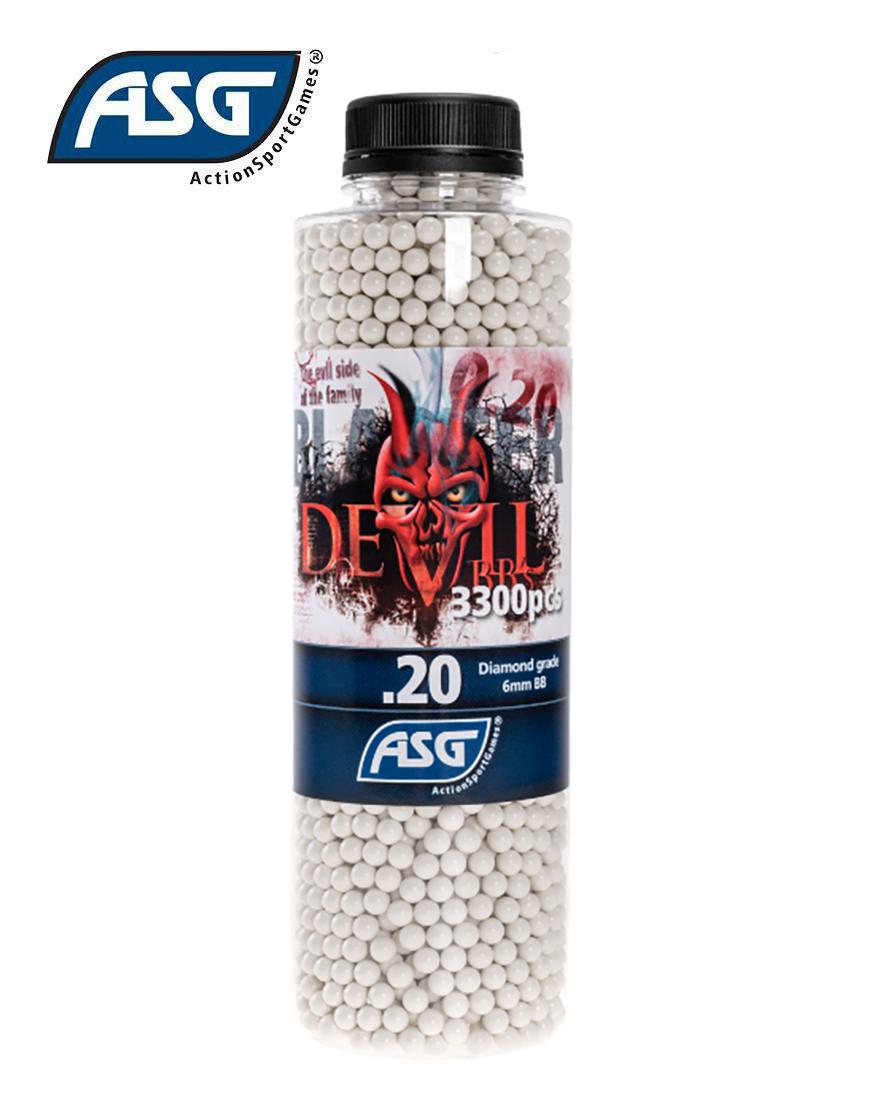 Airsoft kamuoliukai ASG Blaster Devil BBs 0,20 g 3300 vnt MLP išsiuntimas 9 d.
