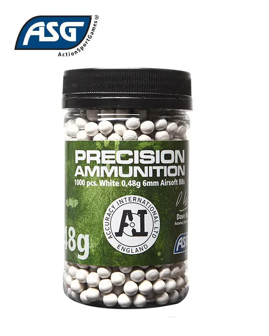 Airsoft kamuoliukai ASG Precision Ammunition Heavy 0,48g 1000vnt MLP išsiuntimas 9 d.